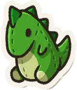 Dino sticker